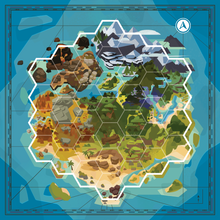 Load image into Gallery viewer, Word Association Board Game Landmarks Game Map