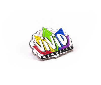 Vivid Memories Logo Enamel Pin
