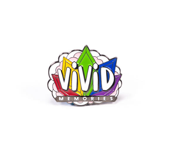 Vivid Memories Logo Enamel Pin