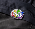 Vivid Memories Logo Enamel Pin